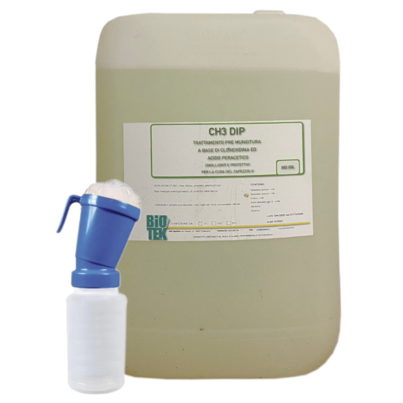 CH3-DIP (detergente pre-mungitura) 25 Kg.